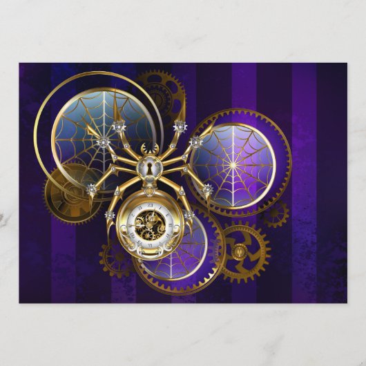 Steampunk Spider on Purple プログラム (正面)