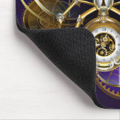 Steampunk Spider on Purple マウスパッド (コーナー)
