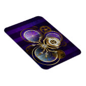 Steampunk Spider on Purple マグネット (右側)