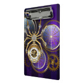 Steampunk Spider on Purple ミニクリップボード (アングル2)