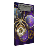 Steampunk Spider on Purple ミニクリップボード (アングル)