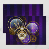 Steampunk Spider on Purple メニュー (正面/裏面)