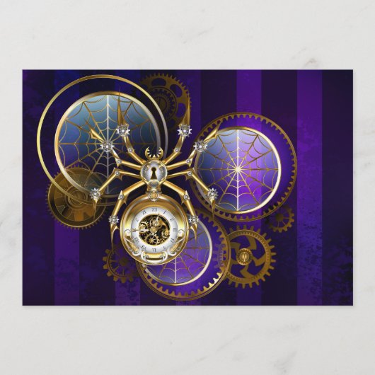Steampunk Spider on Purple メニュー (正面)