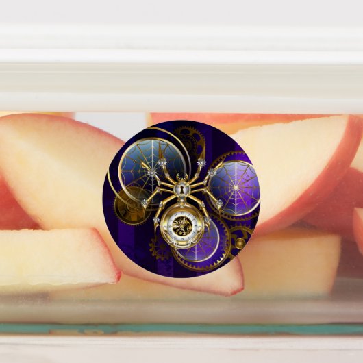 Steampunk Spider on Purple ラベル (貼付)