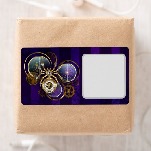 Steampunk Spider on Purple ラベル (インサイチュ)
