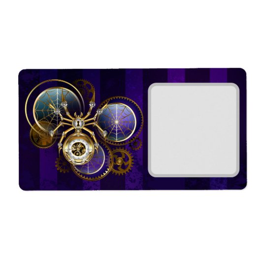 Steampunk Spider on Purple ラベル (正面)