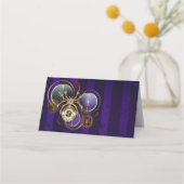 Steampunk Spider on Purple 予約カード (裏面)