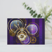 Steampunk Spider on Purple 出欠カード (スタンド正面)