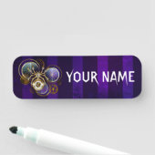 Steampunk Spider on Purple 名札 (インサイチュ)