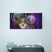 Steampunk Spider on Purple 横断幕 (トレードショー)