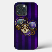 Steampunk Spider on Purple Case-Mate iPhoneケース (裏面)