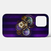 Steampunk Spider on Purple Case-Mate iPhoneケース (裏面 (横))