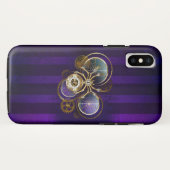 Steampunk Spider on Purple Case-Mate iPhoneケース (裏面(横))