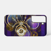 Steampunk Spider on Purple Samsung Galaxyケース (裏面横)