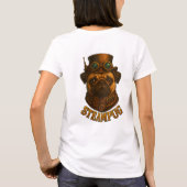Steampunk SteamPug T Shirt - unique Steampunk dog! Tシャツ (裏面)