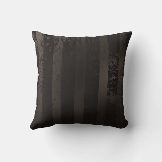 Steampunk striped brown background クッション (裏面)