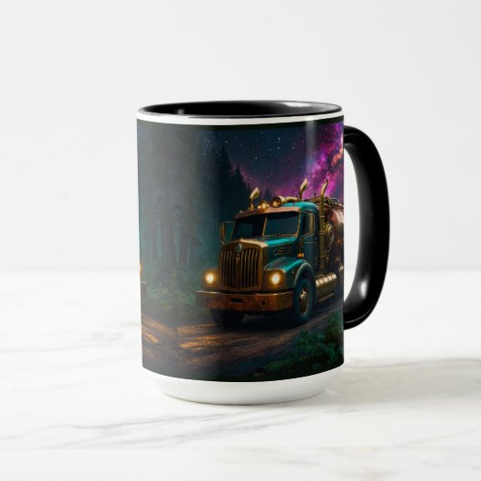 Steampunk Tanker Truck マグカップ (正面右)