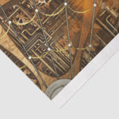 Steampunk Tiger Art 20x30デコページ 薄葉紙 (詳細)