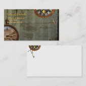 Steampunk Time Machineビジネスプロファイルカード 名刺 (正面/裏面)