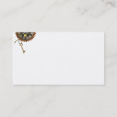 Steampunk Time Machineビジネスプロファイルカード 名刺 (裏面)