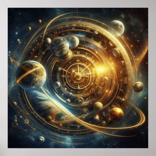 Steampunk/Time Machine、Time/宇宙/Continuum 6003X ポスター (正面)