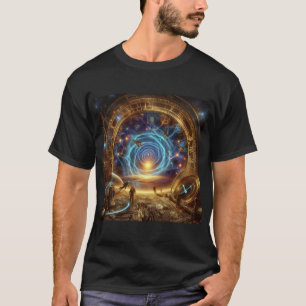 Steampunk/Time Machine、Time/宇宙/Continuum 6004X Tシャツ