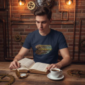 Steampunk Time Machine - Yesterday & Tomorrow Navy Tシャツ