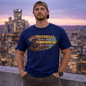 Steampunk Time Machine - Yesterday & Tomorrow Navy Tシャツ