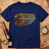 Steampunk Time Machine - Yesterday & Tomorrow Navy Tシャツ