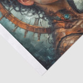 Steampunk Timekeeper Portrait Decoupage 薄葉紙 (詳細)