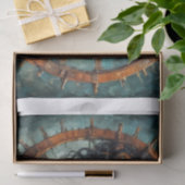 Steampunk Timekeeper Portrait Decoupage 薄葉紙 (ギフト)