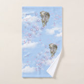 Steampunk Timeless Wedding Partyカードとギフト バスタオルセット (ハンドタオル)