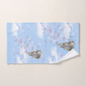 Steampunk Timeless Wedding Partyカードとギフト バスタオルセット (ハンドタオル)