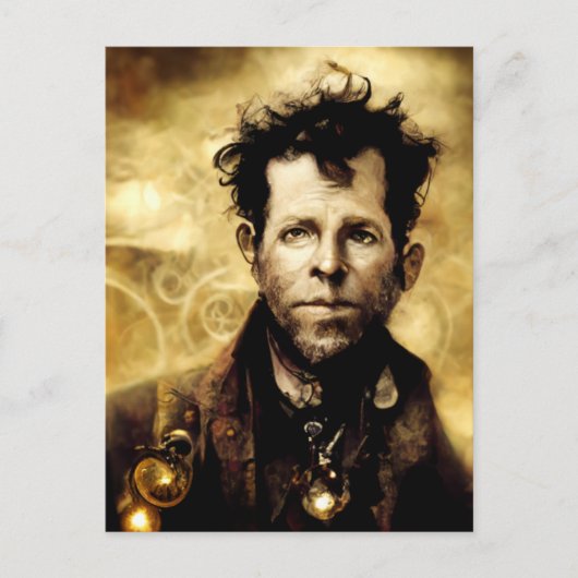 Steampunk Tom Waits ポストカード (正面)