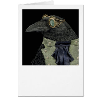 "Steampunk Trickster" - Raven Card