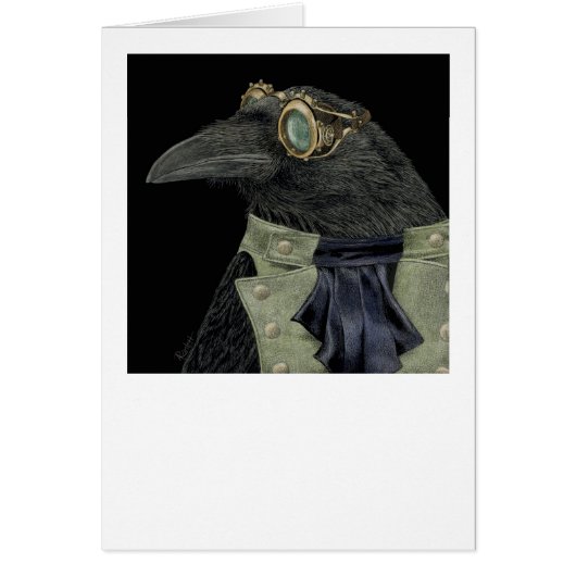 "Steampunk Trickster" - Raven Card (正面)