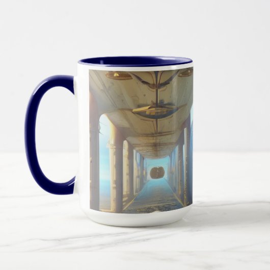 Steampunk Tunnel Mug マグカップ (左)