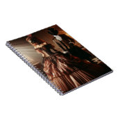 Steampunk Victorian Fantasy Art Masquerade  ノートブック (右側)