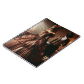 Steampunk Victorian Fantasy Art Masquerade  ノートブック (左側)