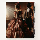 Steampunk Victorian Fantasy Art Masquerade  ノートブック (裏面)
