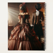 Steampunk Victorian Fantasy Art Masquerade  プランナー手帳 (裏面)