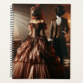 Steampunk Victorian Fantasy Art Masquerade  プランナー手帳 (正面)