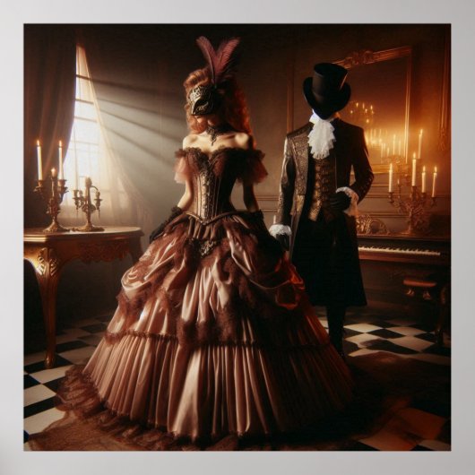 Steampunk Victorian Fantasy Art Masquerade  ポスター (正面)