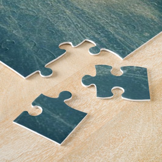 Steampunk Victorian Fantasy Winter Messenger ジグソーパズル (側面)