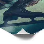 Steampunk Victorian Fantasy Winter Messenger ポスター (コーナー)