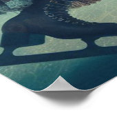 Steampunk Victorian Fantasy Winter Messenger ポスター (角)