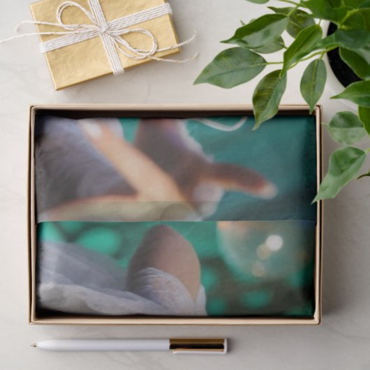 Steampunk Victorian Futuristic Green Dancer 薄葉紙 (ギフト)