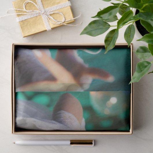 Steampunk Victorian Futuristic Green Dancer 薄葉紙 (ギフト)