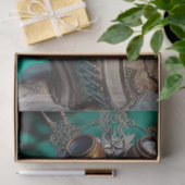 Steampunk Victorian Futuristic Green Dancer 薄葉紙 (ギフト)