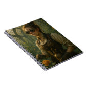 Steampunk Victorian Gardener Art ノートブック (右側)